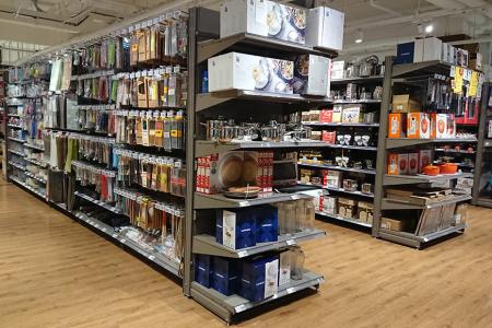 Kitchenware Supermarket Shelving for any kitchenware item