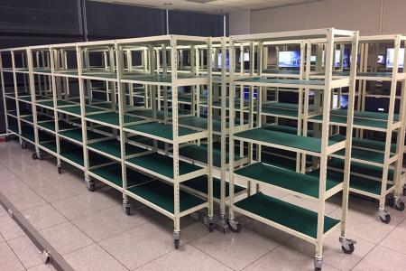 輕型架可搭配其他配件達成庫房管理